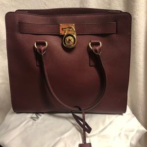 Large Michael Kors Hamilton Satchel